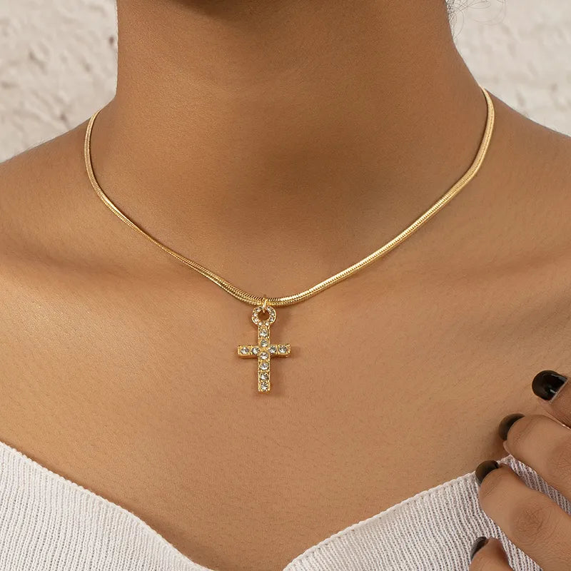 Cross Pendant with Chain