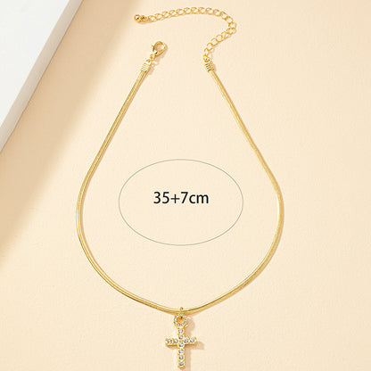 Cross Pendant with Chain