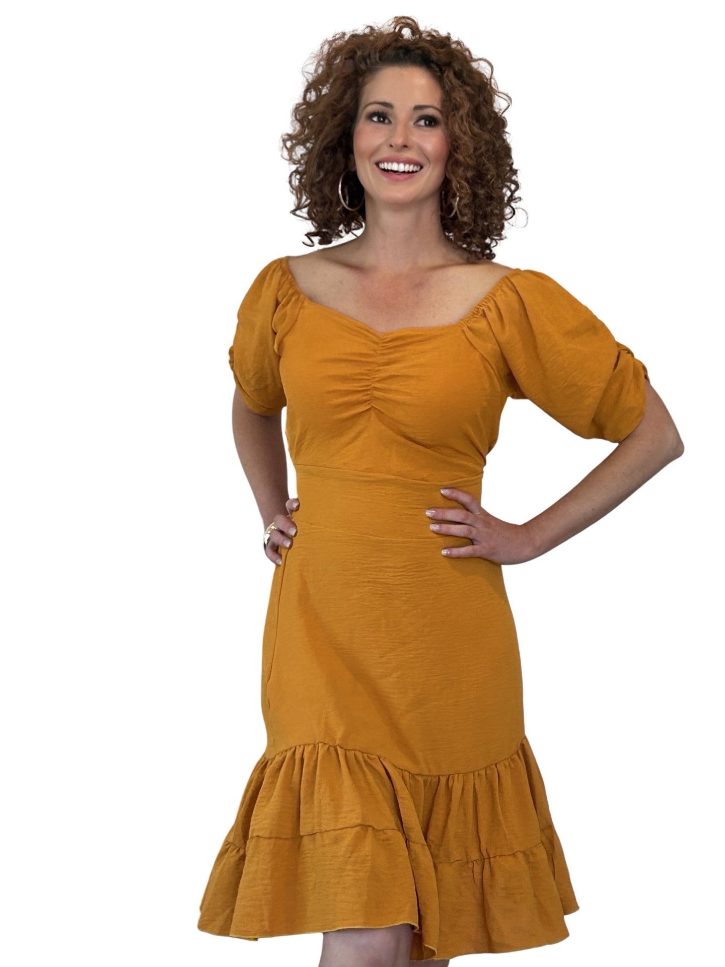 Tumeric Mini Dress