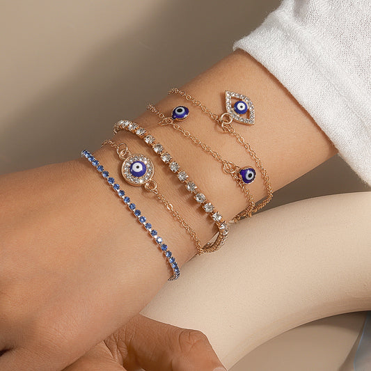 Elegant Eye Glass Bracelet