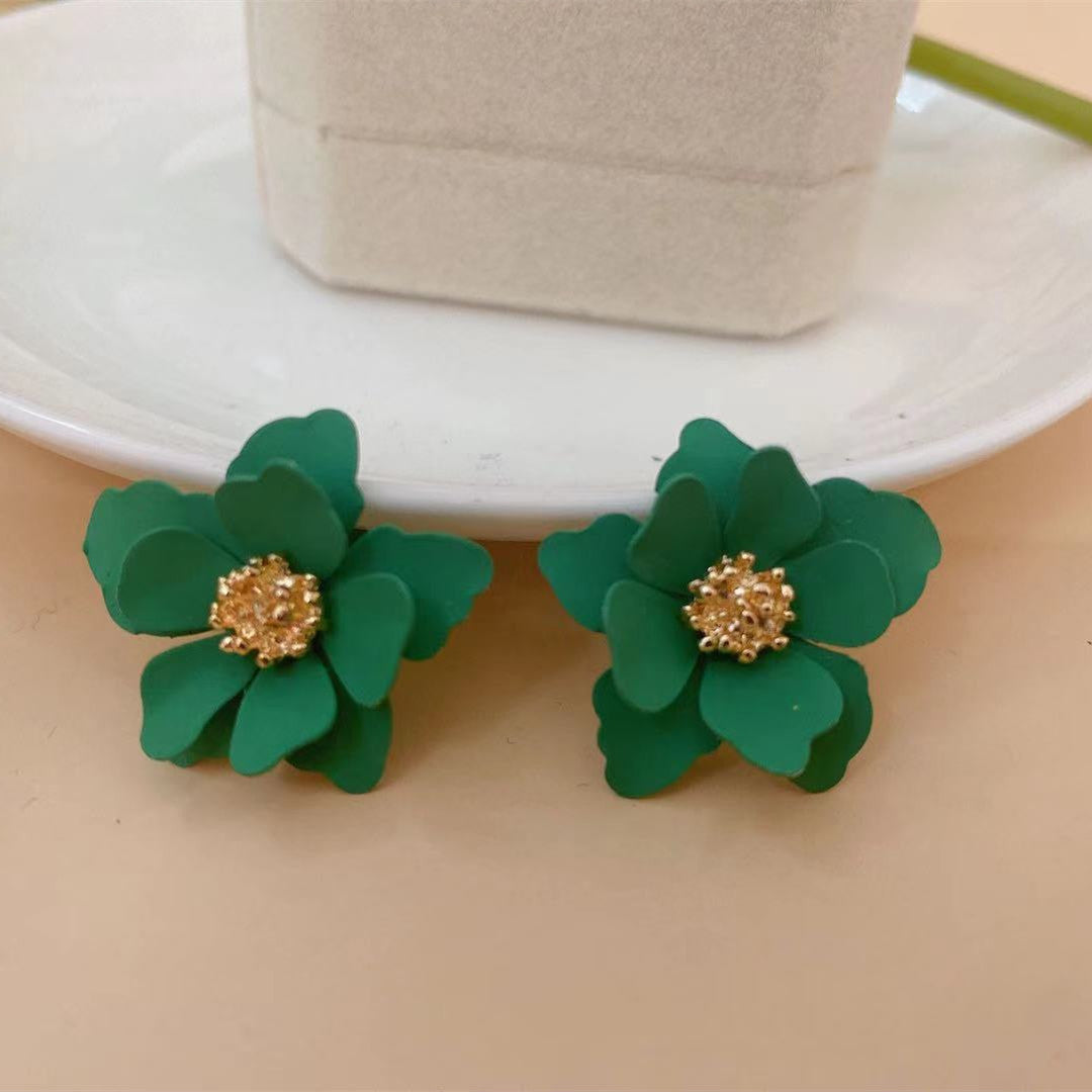 Multi-layer Daisy earrings