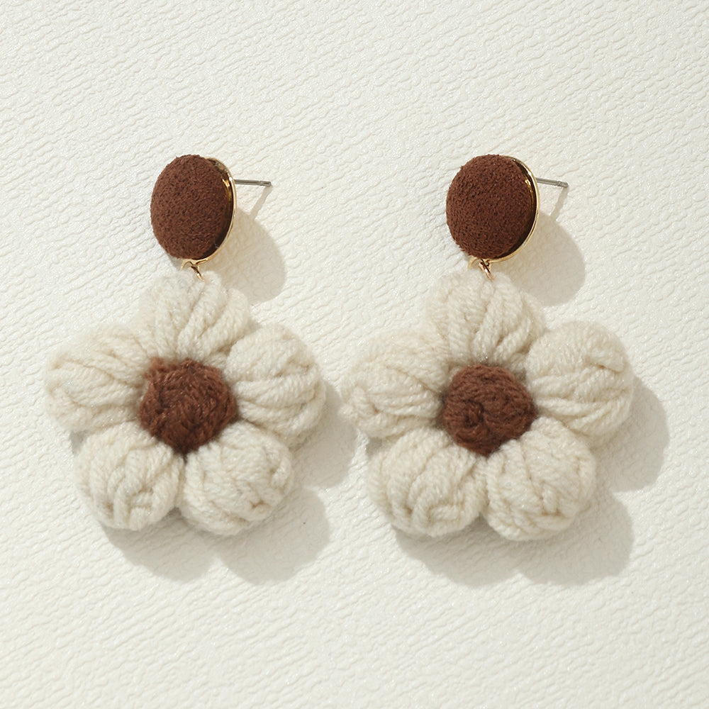 Sweet Flower Drop Earrings