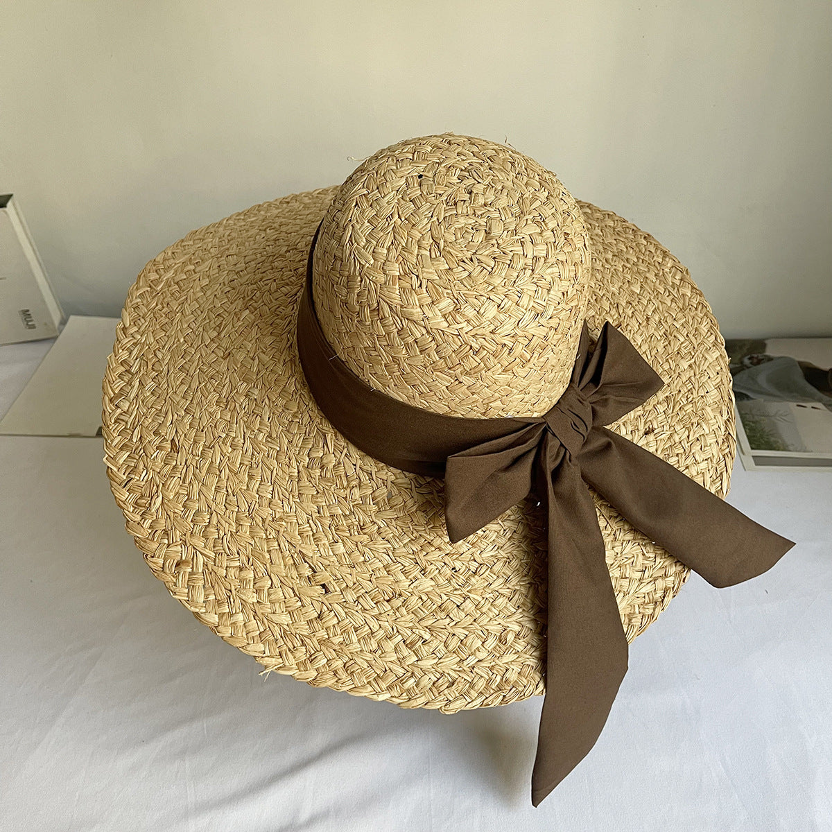 Bowknot Straw Hat